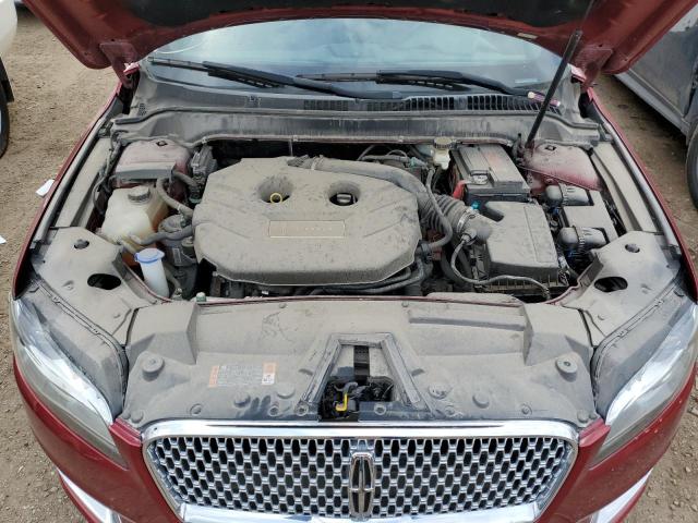 3LN6L5E94HR663889 - 2017 LINCOLN MKZ RESERVE წითელი ფოტო 11