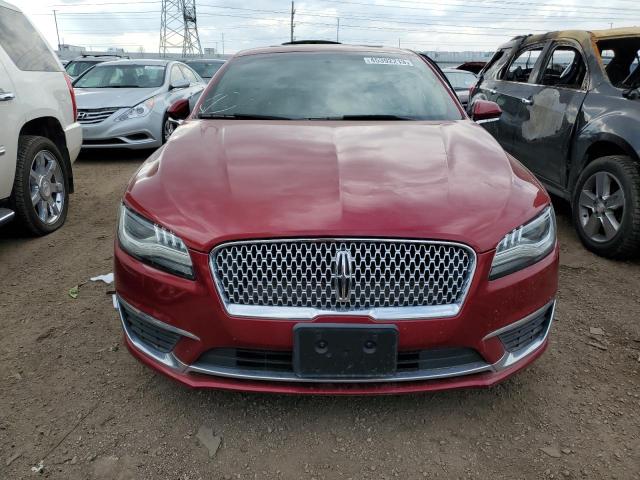 3LN6L5E94HR663889 - 2017 LINCOLN MKZ RESERVE RED photo 5