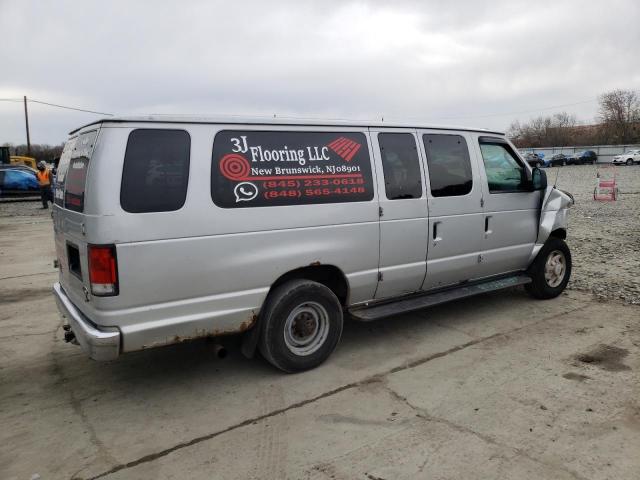 1FBSS31L56HA08946 - 2006 FORD ECONOLINE E350 SUPER DUTY WAGON SILVER photo 3