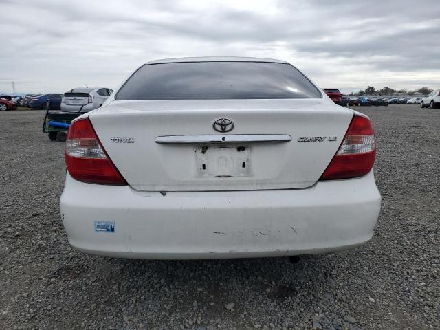 4T1BE32K54U375998 - 2004 TOYOTA CAMRY LE WHITE photo 6