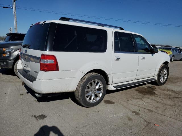 1FMJK1KT5HEA12828 - 2017 FORD EXPEDITION EL LIMITED WHITE photo 3