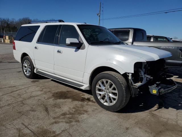 1FMJK1KT5HEA12828 - 2017 FORD EXPEDITION EL LIMITED WHITE photo 4