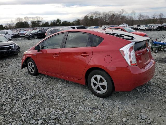 JTDKN3DU0C5403685 - 2012 TOYOTA PRIUS RED photo 2