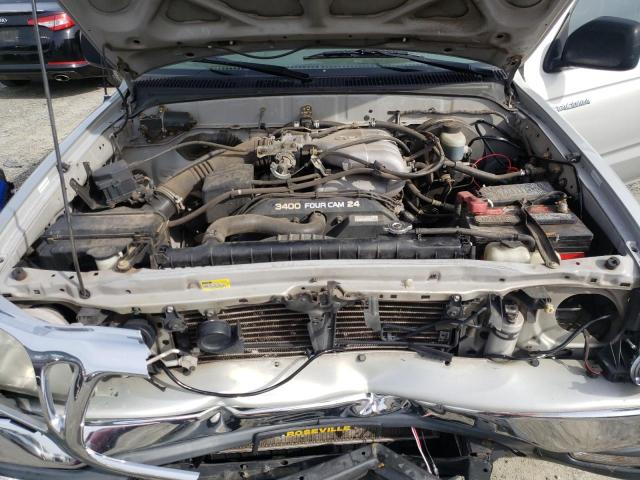 5TESN92N72Z108187 - 2002 TOYOTA TACOMA XTRACAB PRERUNNER ვერცხლისფერი ფოტო 11