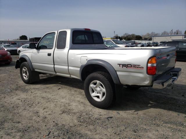 5TESN92N72Z108187 - 2002 TOYOTA TACOMA XTRACAB PRERUNNER ვერცხლისფერი ფოტო 2