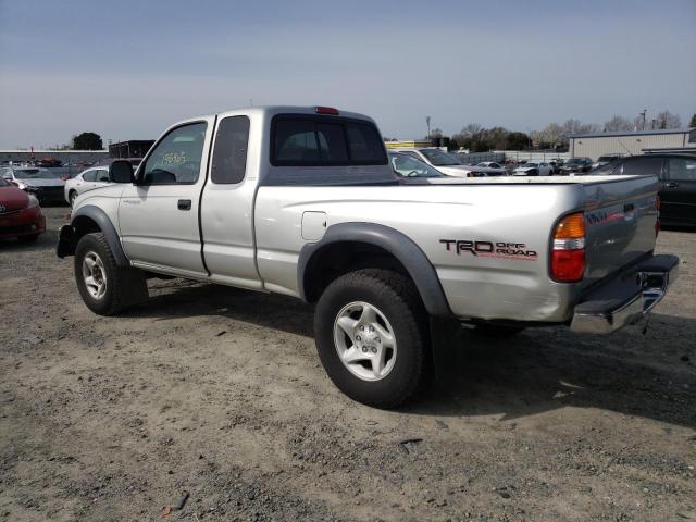 5TESN92N72Z108187 - 2002 TOYOTA TACOMA XTRACAB PRERUNNER SILVER photo 2