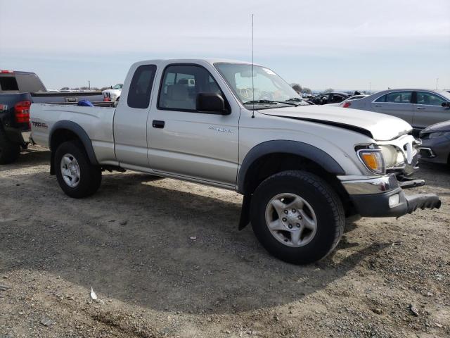 5TESN92N72Z108187 - 2002 TOYOTA TACOMA XTRACAB PRERUNNER ვერცხლისფერი ფოტო 4