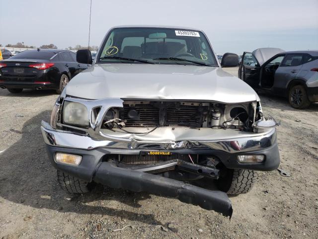 5TESN92N72Z108187 - 2002 TOYOTA TACOMA XTRACAB PRERUNNER ვერცხლისფერი ფოტო 5