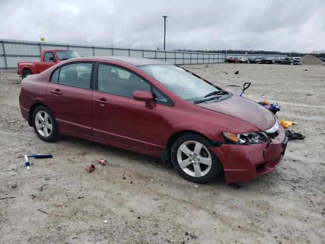 19XFA1F65AE017555 - 2010 HONDA CIVIC LX-S MAROON photo 4