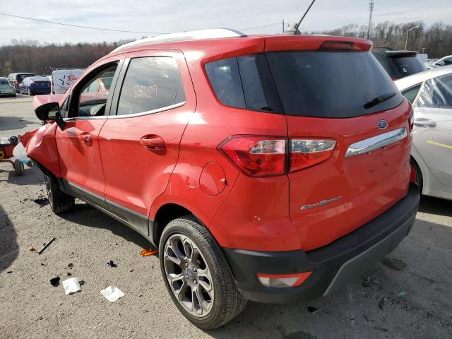 MAJ3S2KE3MC434712 - 2021 FORD ECOSPORT TITANIUM RED photo 2