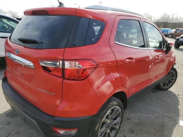 MAJ3S2KE3MC434712 - 2021 FORD ECOSPORT TITANIUM RED photo 3