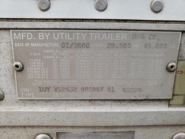 1UYVS25329P599701 - 2009 UTILITY TRAILER Weiß Foto 10