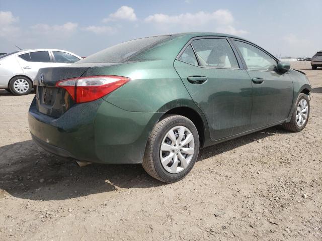 5YFBURHE1EP107489 - 2014 TOYOTA COROLLA L GREEN photo 3