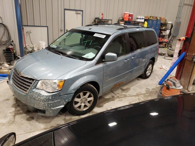 2A8HR54P08R711981 - 2008 CHRYSLER TOWN & COU TOURING BLUE photo 1