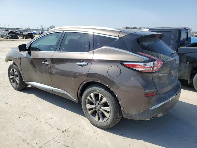 5N1AZ2MG8FN274602 - 2015 NISSAN MURANO S GRAY photo 2