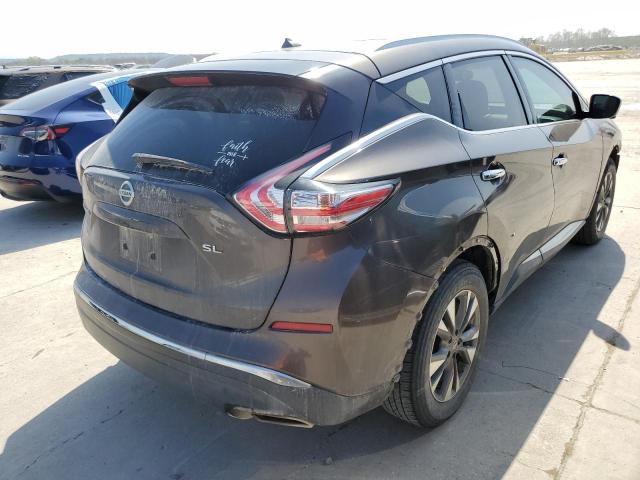 5N1AZ2MG8FN274602 - 2015 NISSAN MURANO S GRAY photo 3