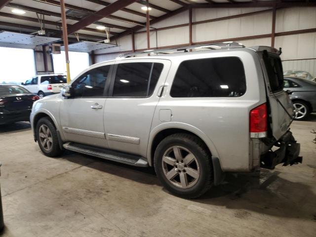 5N1AA0NE9AN612087 - 2010 NISSAN ARMADA PLATINUM SILVER photo 2