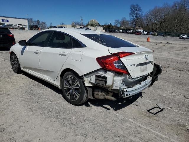 JHMFC1F73JX001890 - 2018 HONDA CIVIC EXL თეთრი ფოტო 2