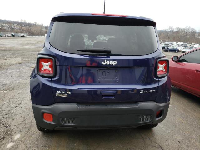 ZACCJBAB6JPJ42822 - 2018 JEEP RENEGADE SPORT BLUE photo 6