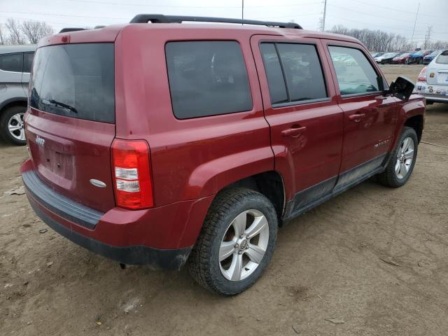 1C4NJRFB0ED726926 - 2014 JEEP PATRIOT LATITUDE RED photo 3