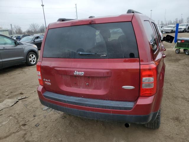 1C4NJRFB0ED726926 - 2014 JEEP PATRIOT LATITUDE RED photo 6