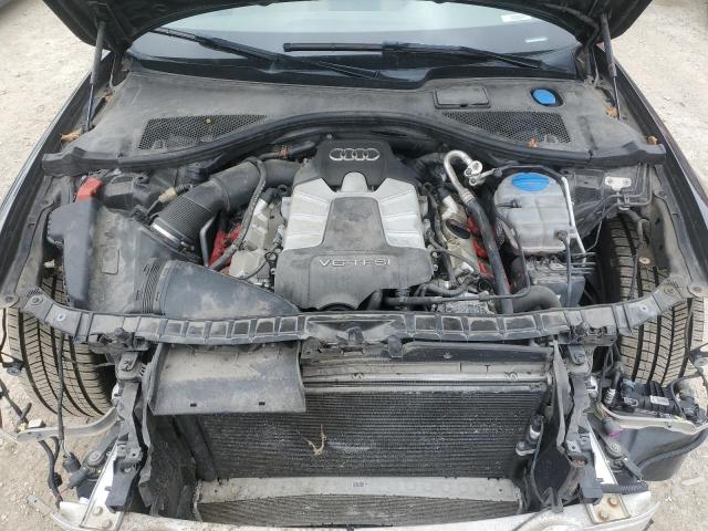 WAUHGAFC7DN055282 - 2013 AUDI A6 PRESTIGE შავი ფოტო 11