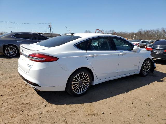 3FA6P0RU2HR301852 - 2017 FORD FUSION TITANIUM HEV WHITE photo 3