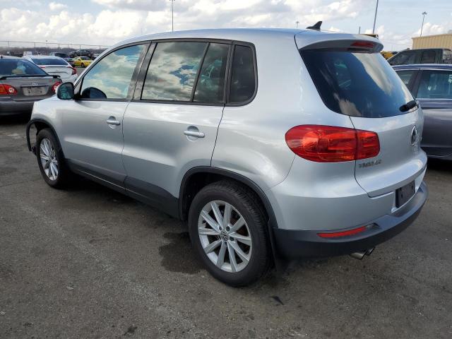 WVGAV3AX2EW560363 - 2014 VOLKSWAGEN TIGUAN S SILVER photo 2