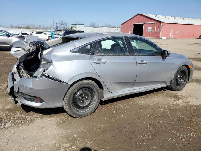 2HGFC2F54MH011652 - 2021 HONDA CIVIC LX SILVER photo 3