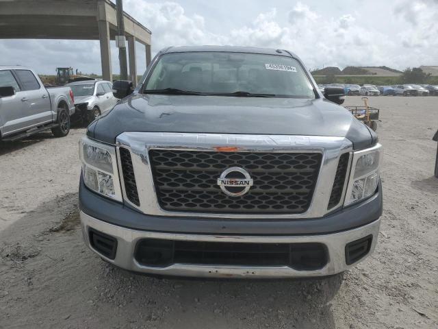 1N6AA1EJ1HN532037 - 2017 NISSAN TITAN S GRAY photo 5