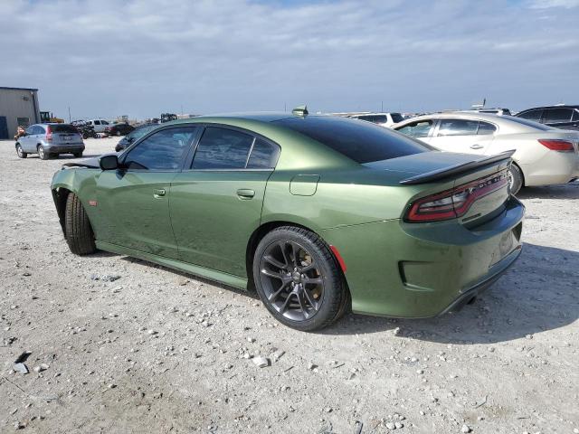 2C3CDXGJ0MH656584 - 2021 DODGE CHARGER SCAT PACK GREEN photo 2