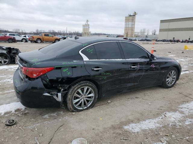 JN1BV7AR1EM682809 - 2014 INFINITI Q50 BASE შავი ფოტო 3