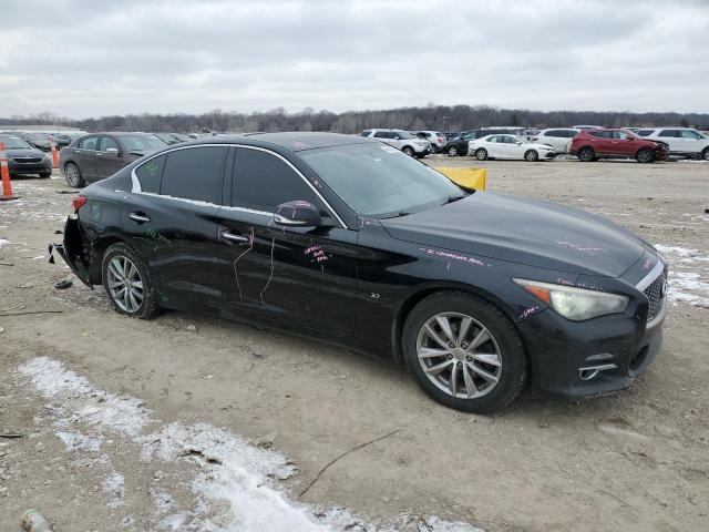 JN1BV7AR1EM682809 - 2014 INFINITI Q50 BASE შავი ფოტო 4