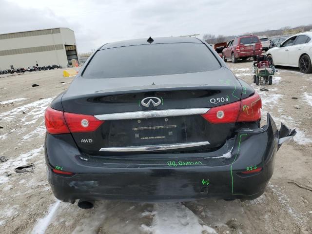 JN1BV7AR1EM682809 - 2014 INFINITI Q50 BASE შავი ფოტო 6