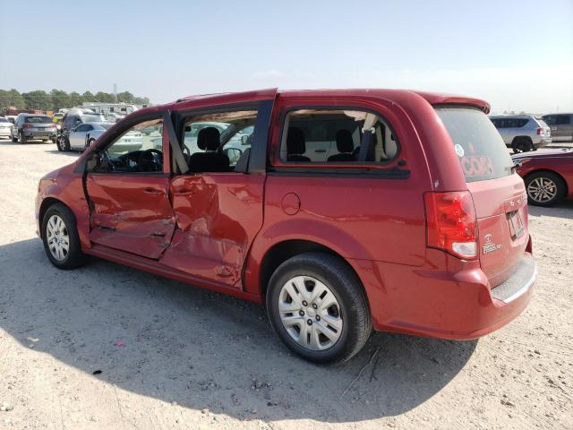 2C4RDGBG7FR664258 - 2015 DODGE GRAND CARA SE RED photo 2