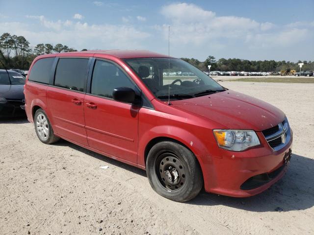 2C4RDGBG7FR664258 - 2015 DODGE GRAND CARA SE RED photo 4