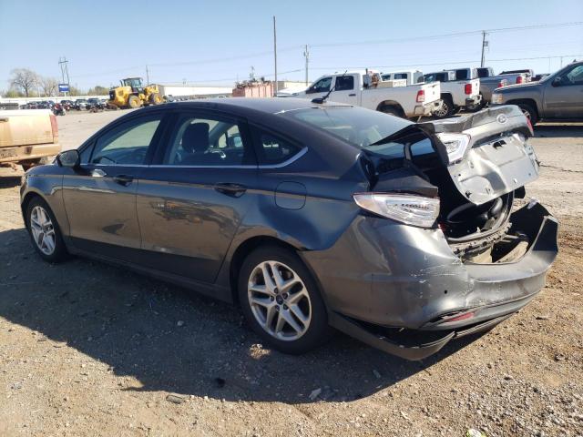 3FA6P0H71FR136658 - 2015 FORD FUSION SE GRAY photo 2