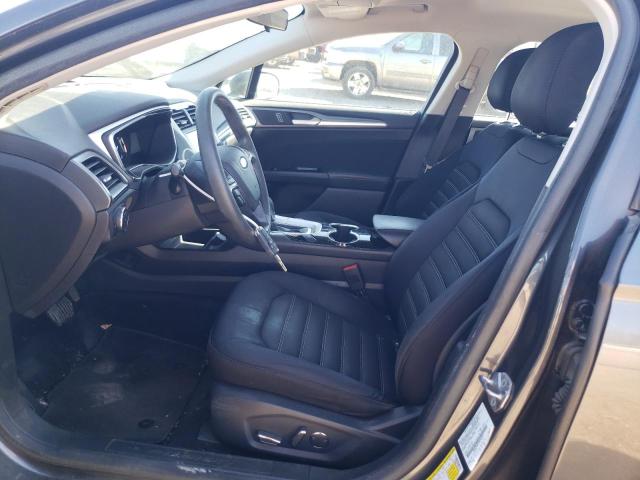 3FA6P0H71FR136658 - 2015 FORD FUSION SE GRAY photo 7