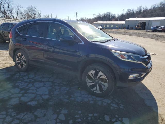 5J6RM4H95FL069290 - 2015 HONDA CR-V TOURING BLUE photo 4