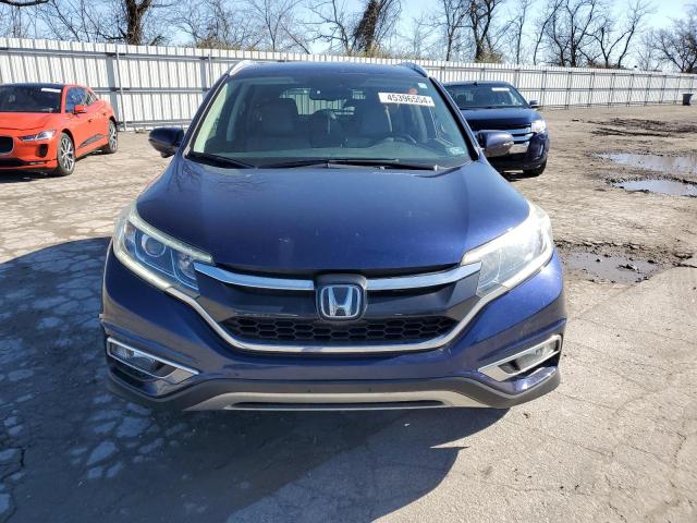 5J6RM4H95FL069290 - 2015 HONDA CR-V TOURING BLUE photo 5