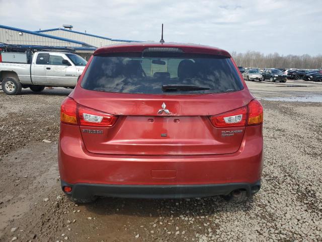 4A4AR3AU5DE017262 - 2013 MITSUBISHI OUTLANDER ES RED photo 6