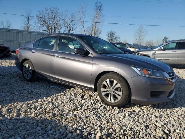 1HGCR2F36EA076552 - 2014 HONDA ACCORD LX GRAY photo 4