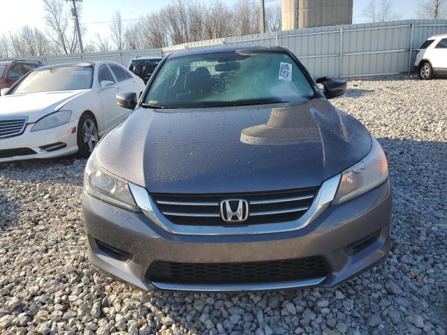 1HGCR2F36EA076552 - 2014 HONDA ACCORD LX GRAY photo 5