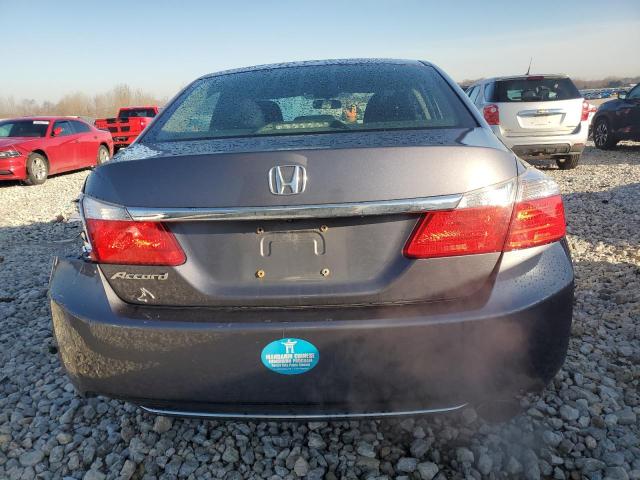 1HGCR2F36EA076552 - 2014 HONDA ACCORD LX GRAY photo 6