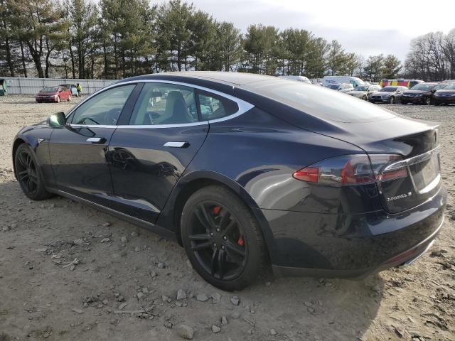 5YJSA1S14EFP35316 - 2014 TESLA MODEL S BLUE photo 2