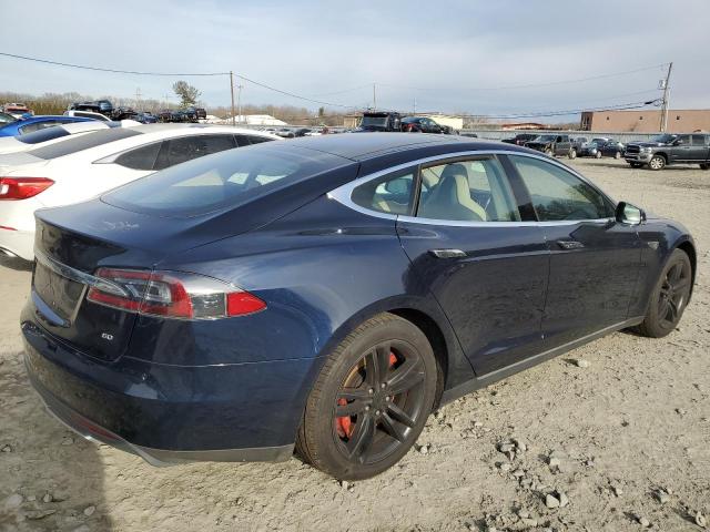5YJSA1S14EFP35316 - 2014 TESLA MODEL S BLUE photo 3