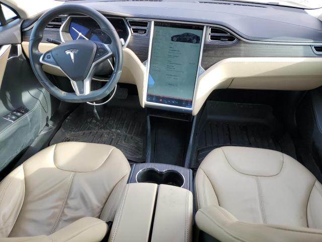 5YJSA1S14EFP35316 - 2014 TESLA MODEL S BLUE photo 8