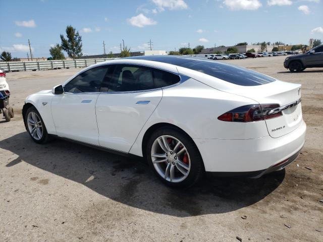 5YJSA1CN8DFP24125 - 2013 TESLA MODEL S თეთრი ფოტო 2