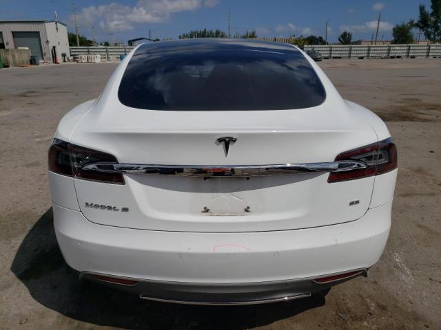 5YJSA1CN8DFP24125 - 2013 TESLA MODEL S თეთრი ფოტო 6