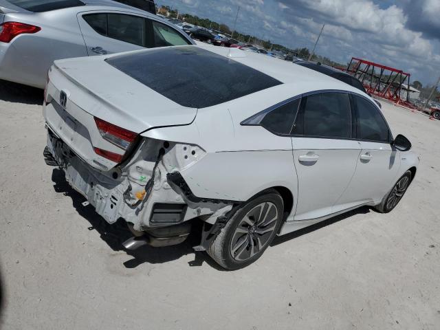 1HGCV3F44MA012180 - 2021 HONDA ACCORD HYBRID EX WHITE photo 3